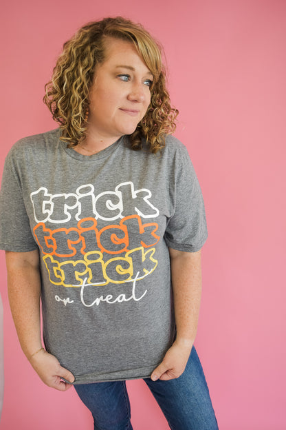 Trick Trick Or Treat Graphic Tee
