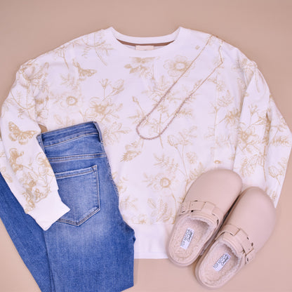 Flora Fantasy Pullover Top
