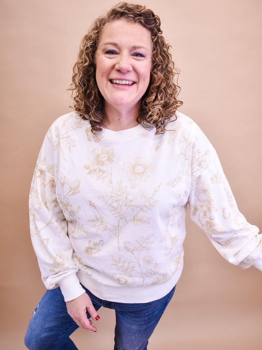 Flora Fantasy Pullover Top