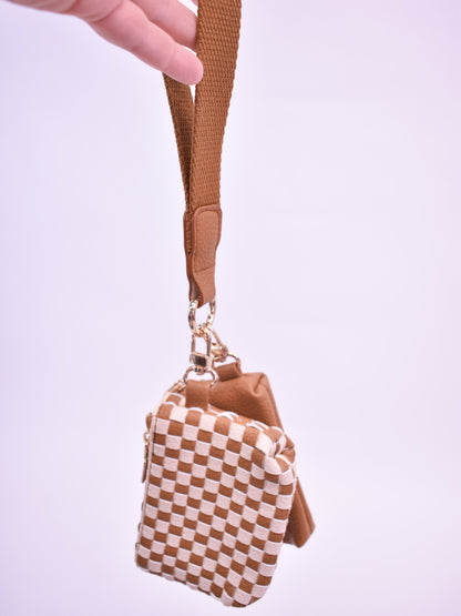 Wonderlust Woven Dual Pouch Wristlet