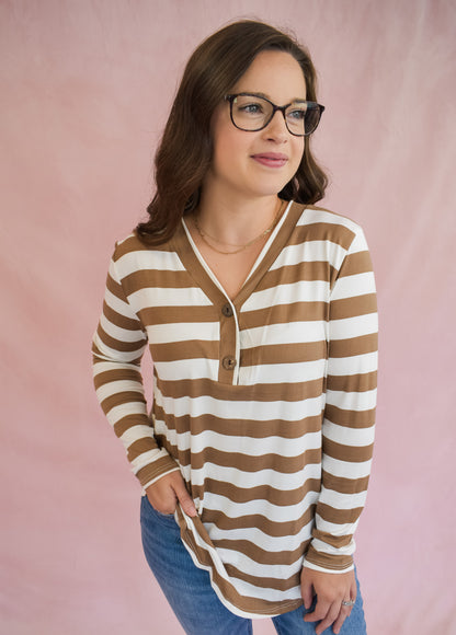 Along The Lines Stripe Top