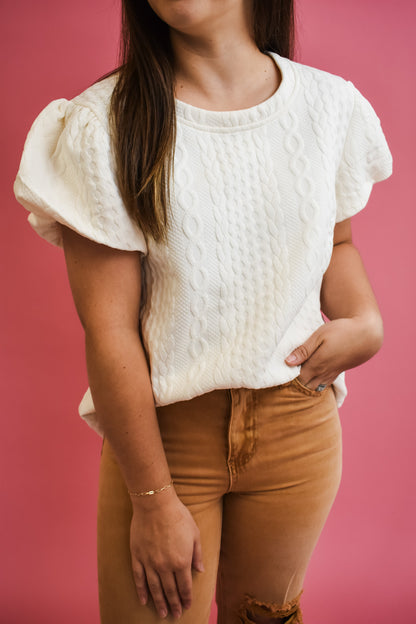 Hold Me Tight Textured Knit Top