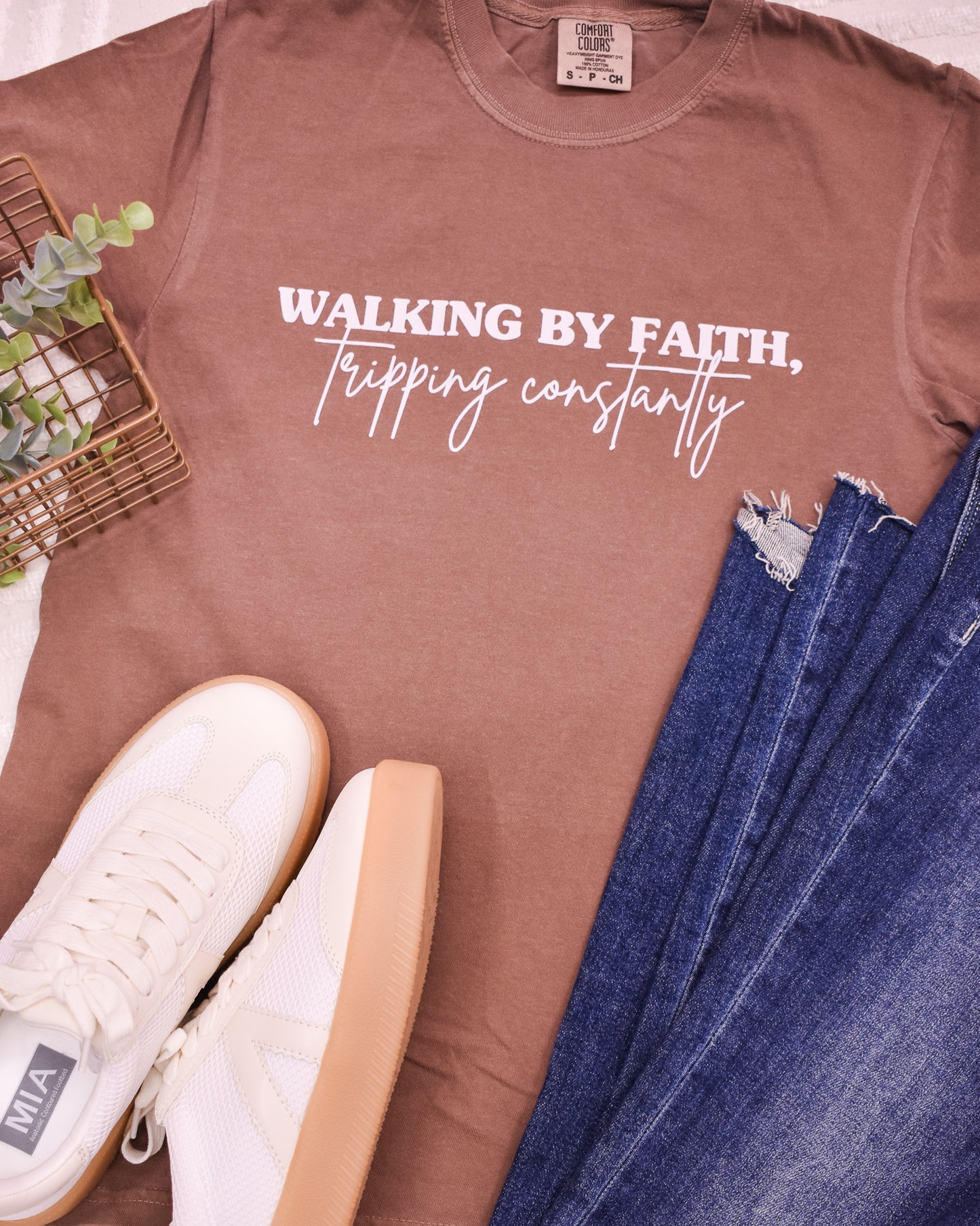 Walking By Faith - Tripping Constantly Graphic Tee