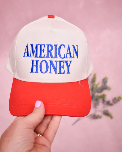 American Honey Canvas Snapback Hat
