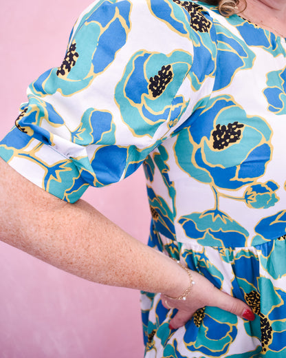 Keep The Flowers Mini Dress