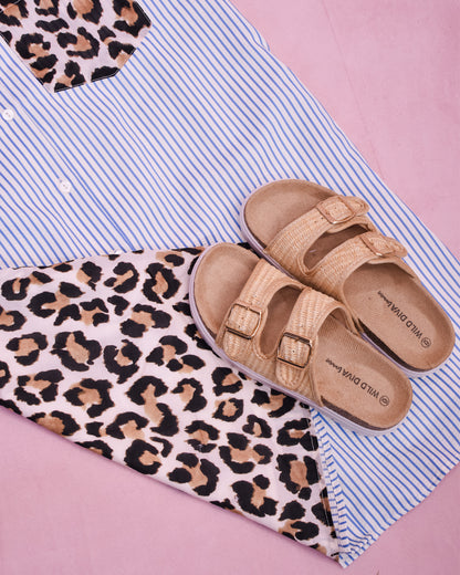 Safari Stripes Tee Dress