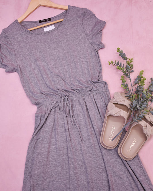 Effortless Vibes Drawstring Waist Dress