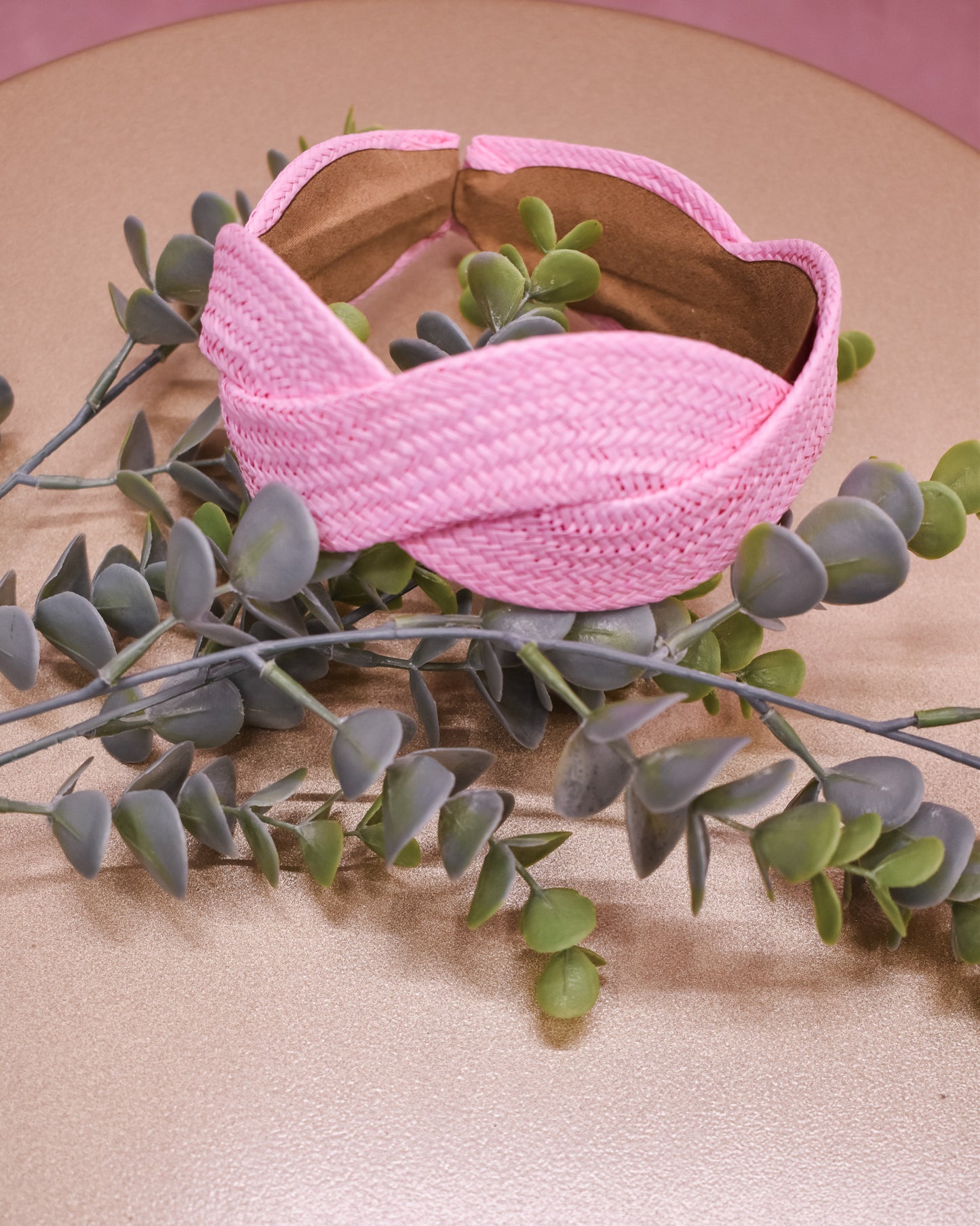 Woven Straw Double Headbands