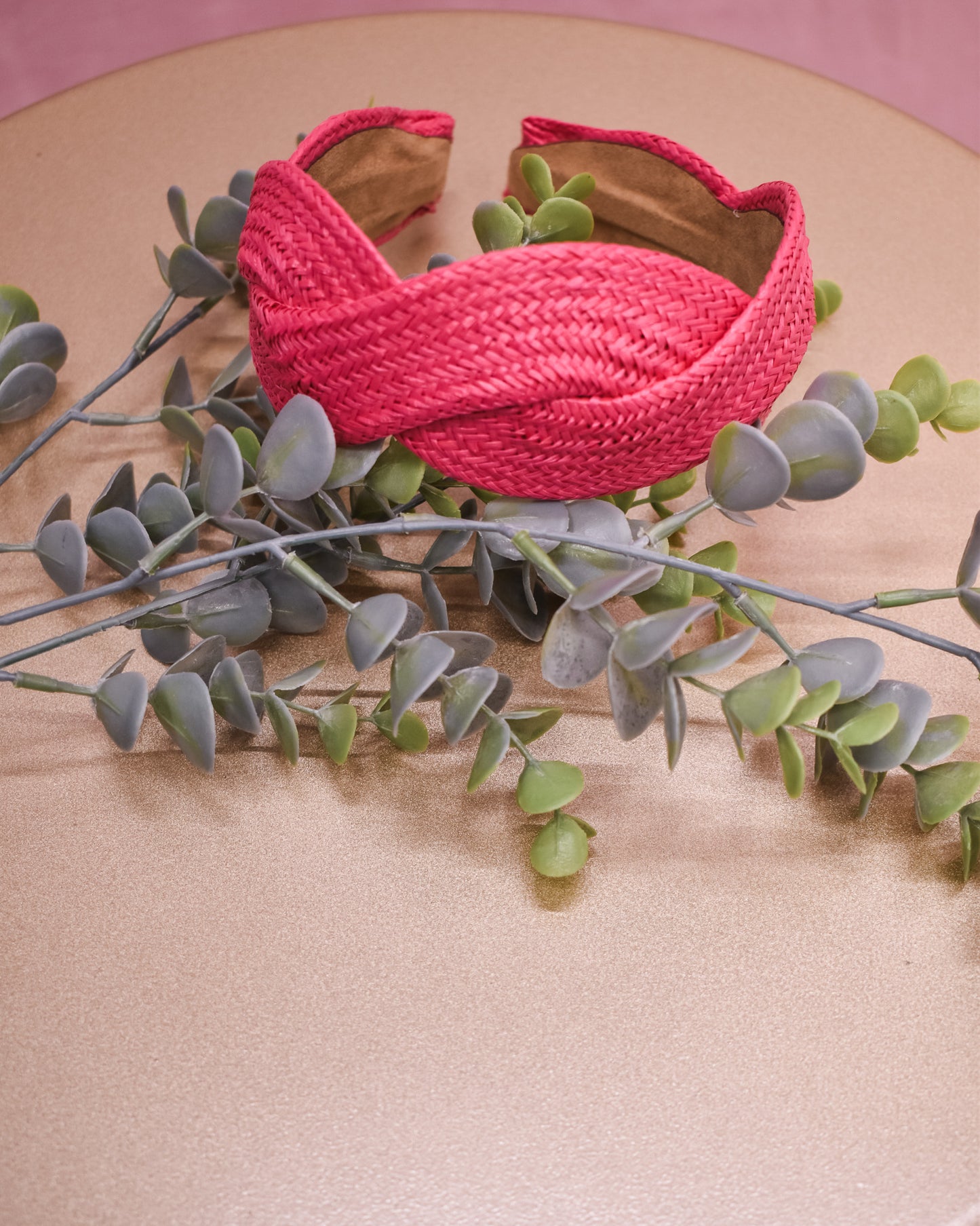 Woven Straw Double Headbands