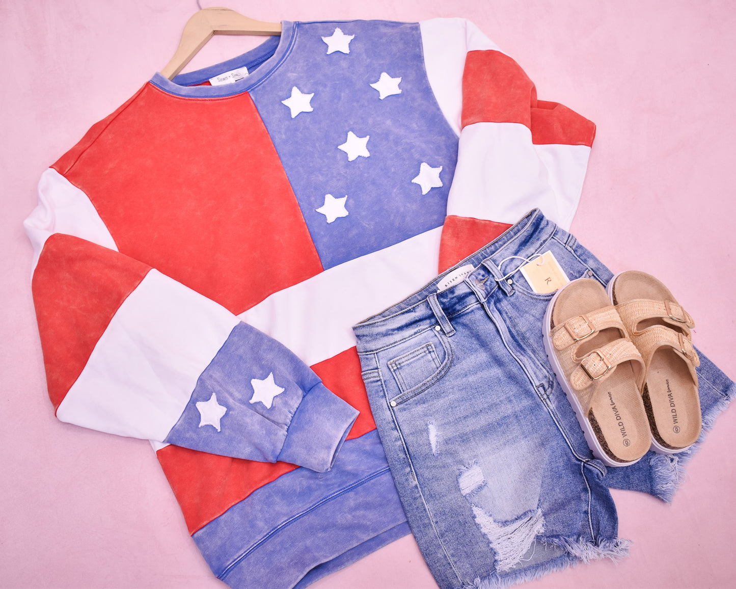Freedom Rings Flag Pullover