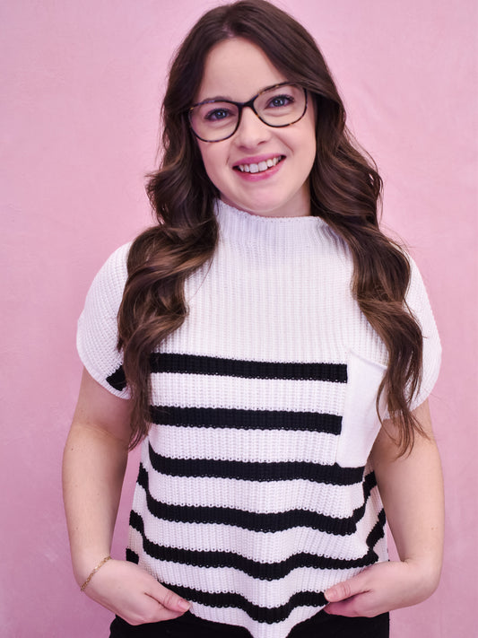 Just Looking Back Short Sleeve Sweater