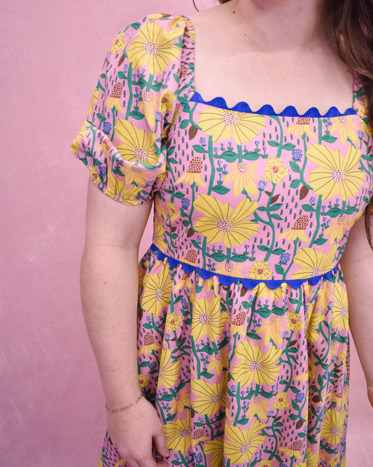 Fresh Horizon Floral Mini Dress