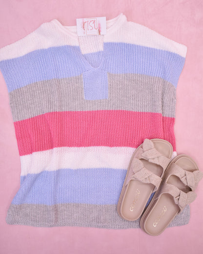 Coastal Sunset Sweater Top