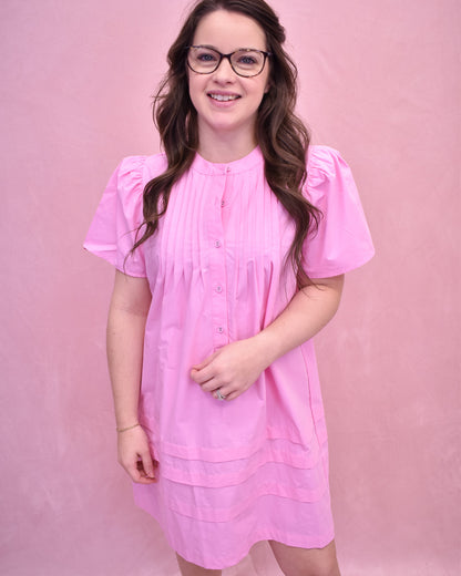 Best Case Scenario Pleated Mini Dress