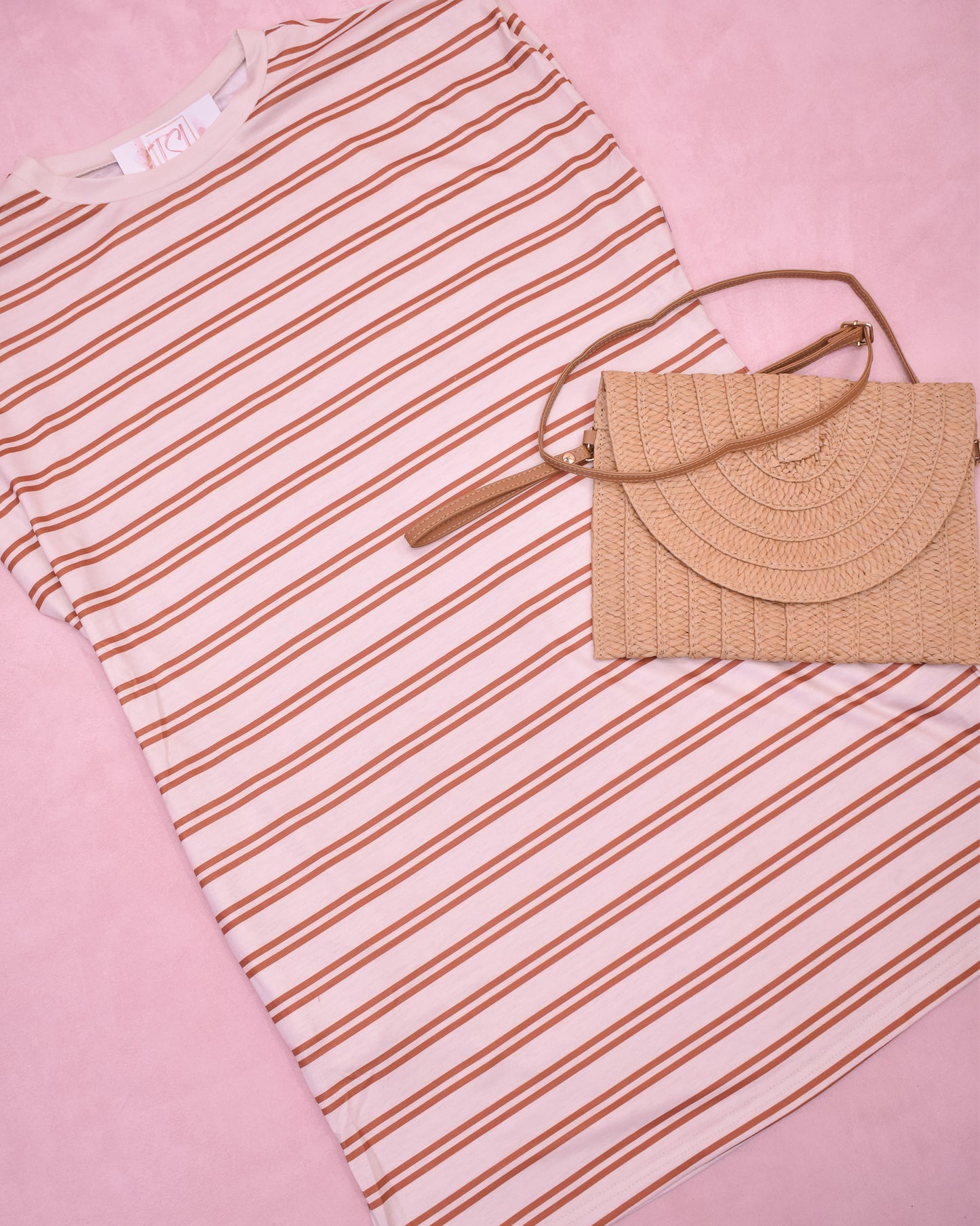 Sun-Stripe Pocket Sleeveless Mini Dress