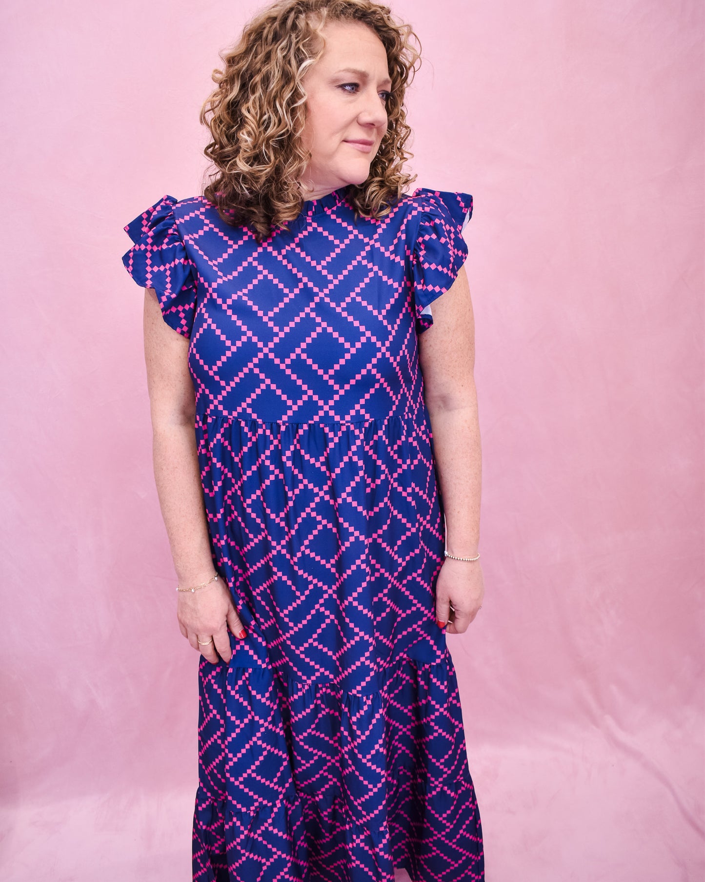 Playful Pursuits Tiered Maxi Dress