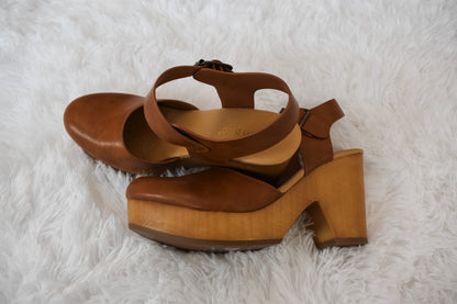Hey Darling Faux Leather Clogs