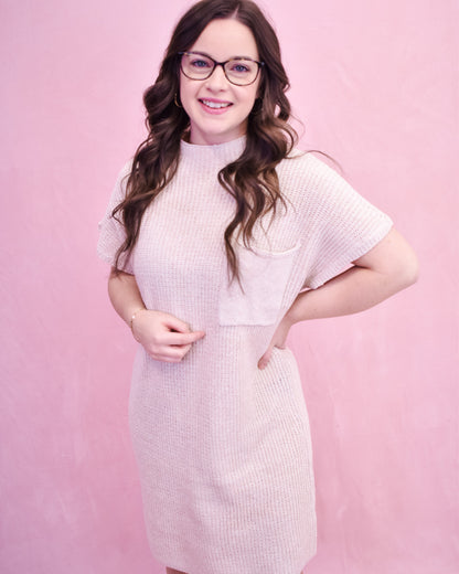 Small Town Charm Sweater Knit Dress
