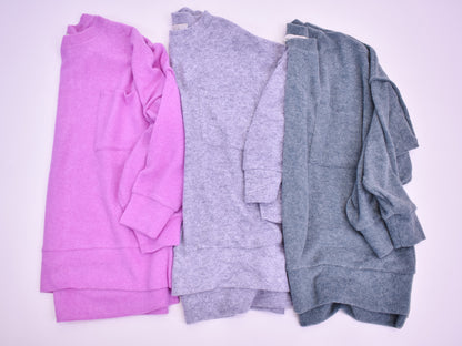 Brushed Melange Oversize Sweater