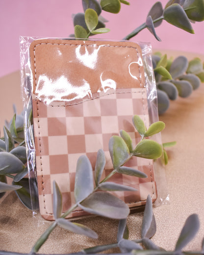 Stick-On Phone Wallet Card Holder