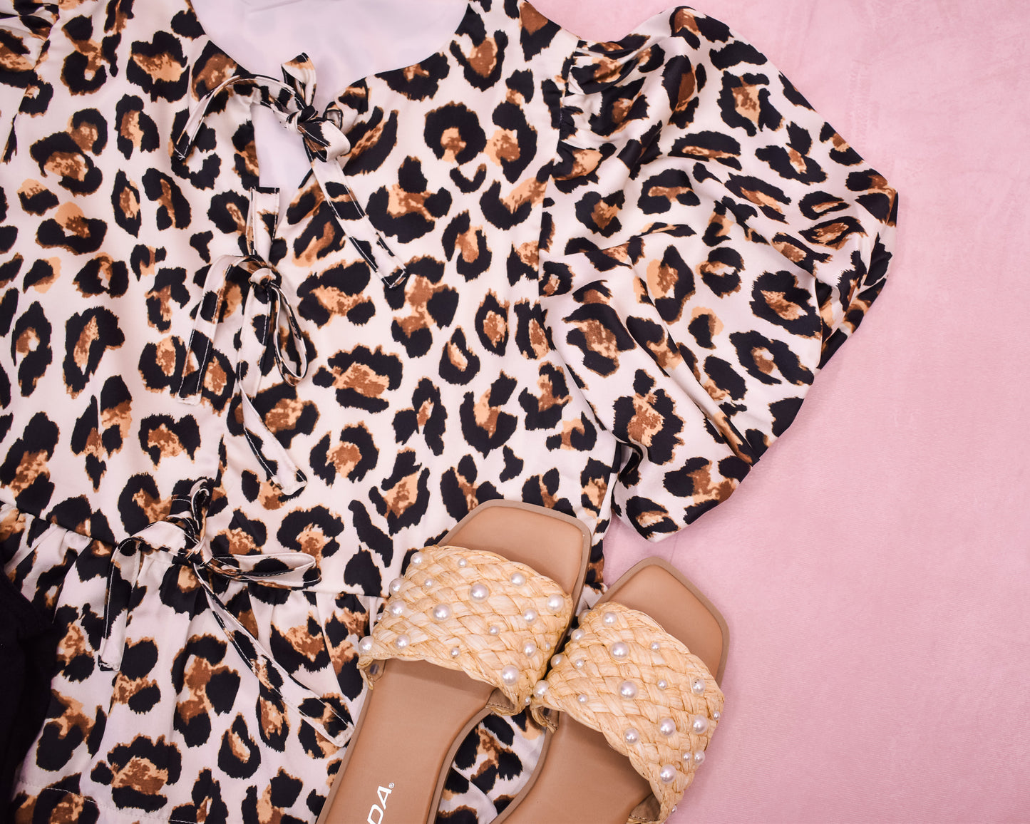 Sweet Attention Leopard Print Top