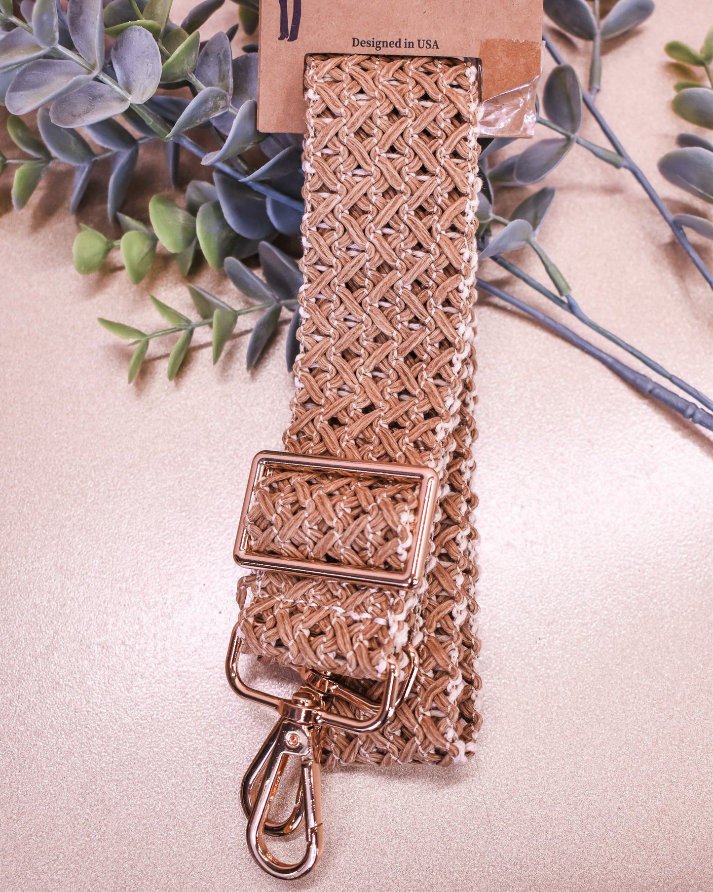 Crochet Woven Purse Strap