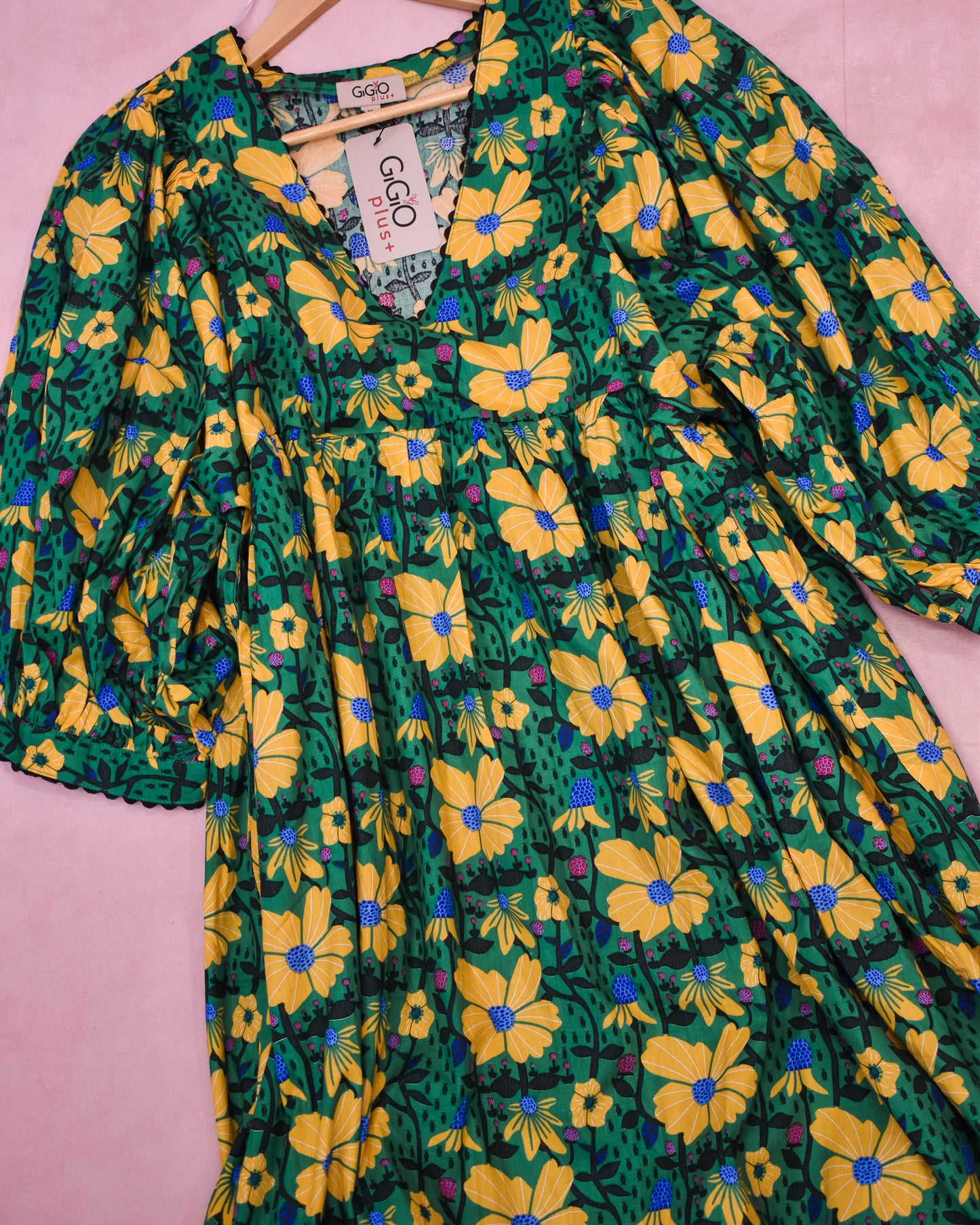 CURVY Life In Full Bloom Floral Mini Dress