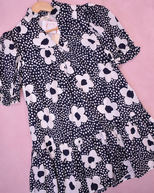 She's In The Navy Floral Mini Dress