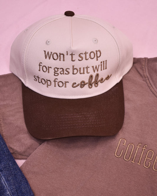 Won't Stop For Gas Canvas Snapback
