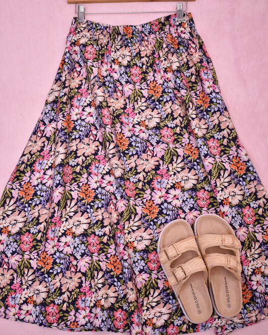 Midnight Garden Maxi Skirt