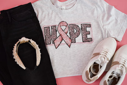 Hope - Breast Cancer Awareness Graphic Tee