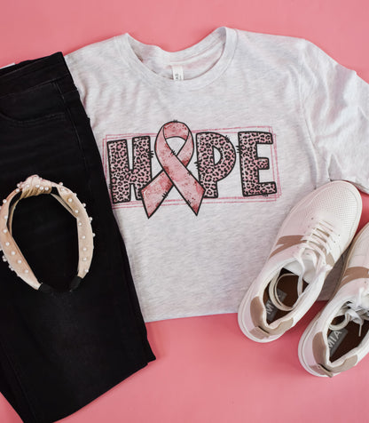 Hope - Breast Cancer Awareness Graphic Tee