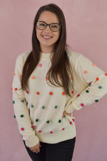 Want You To Know Pom-Pom Sweater