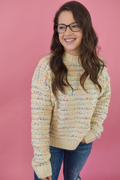 Cover Me Up Multi Color Sweater