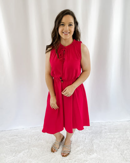 Deep Connection Sleeveless Dress