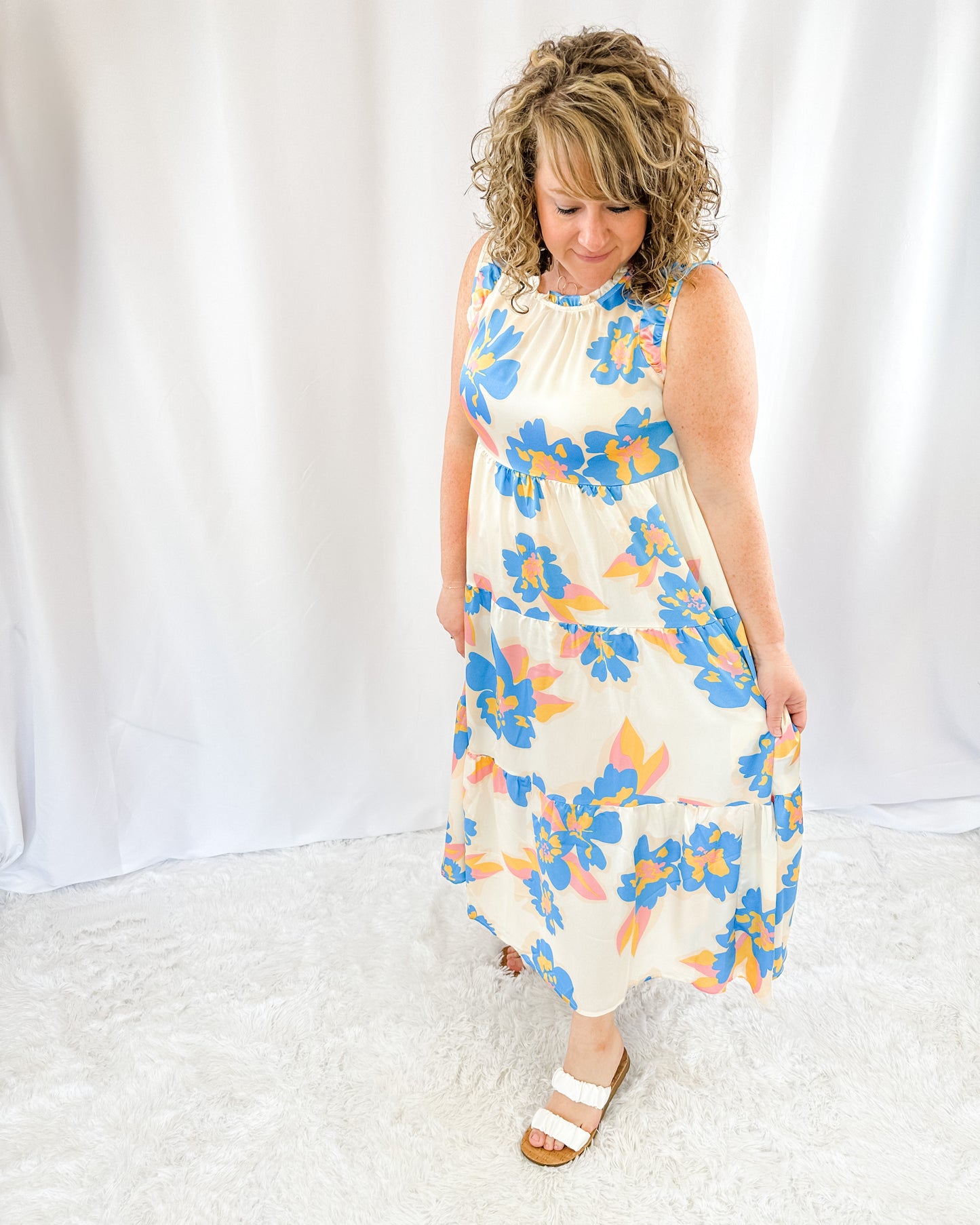 Floral Feels Tiered Maxi Dress
