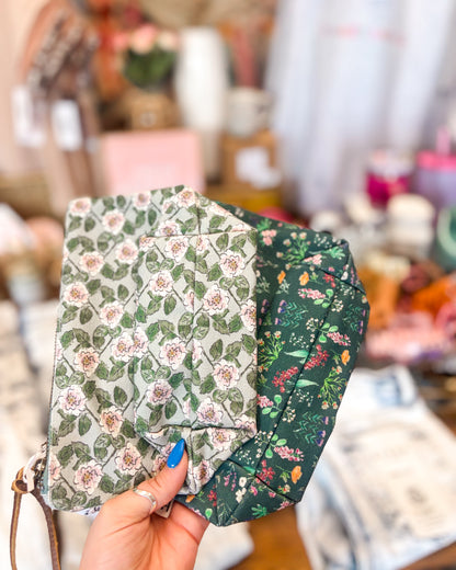 Floral Zipper Pouch