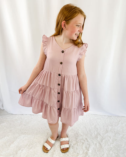 Girl's True Meaning Tiered Dress