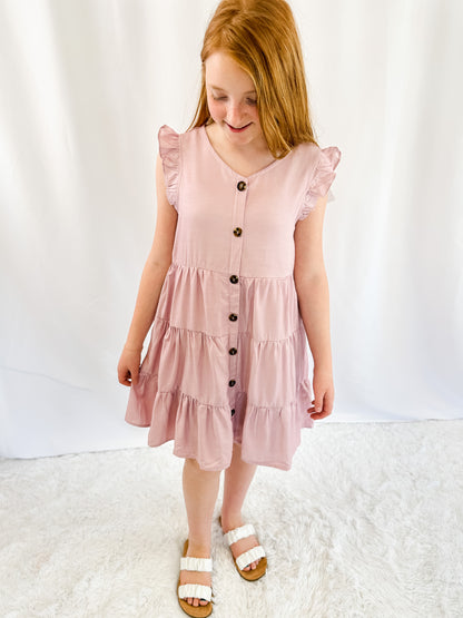 Girl's True Meaning Tiered Dress