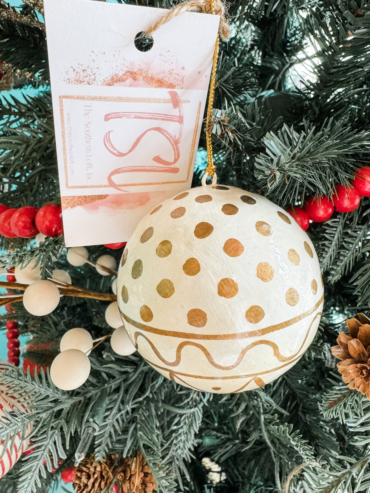 Paper Mache Christmas Ornaments