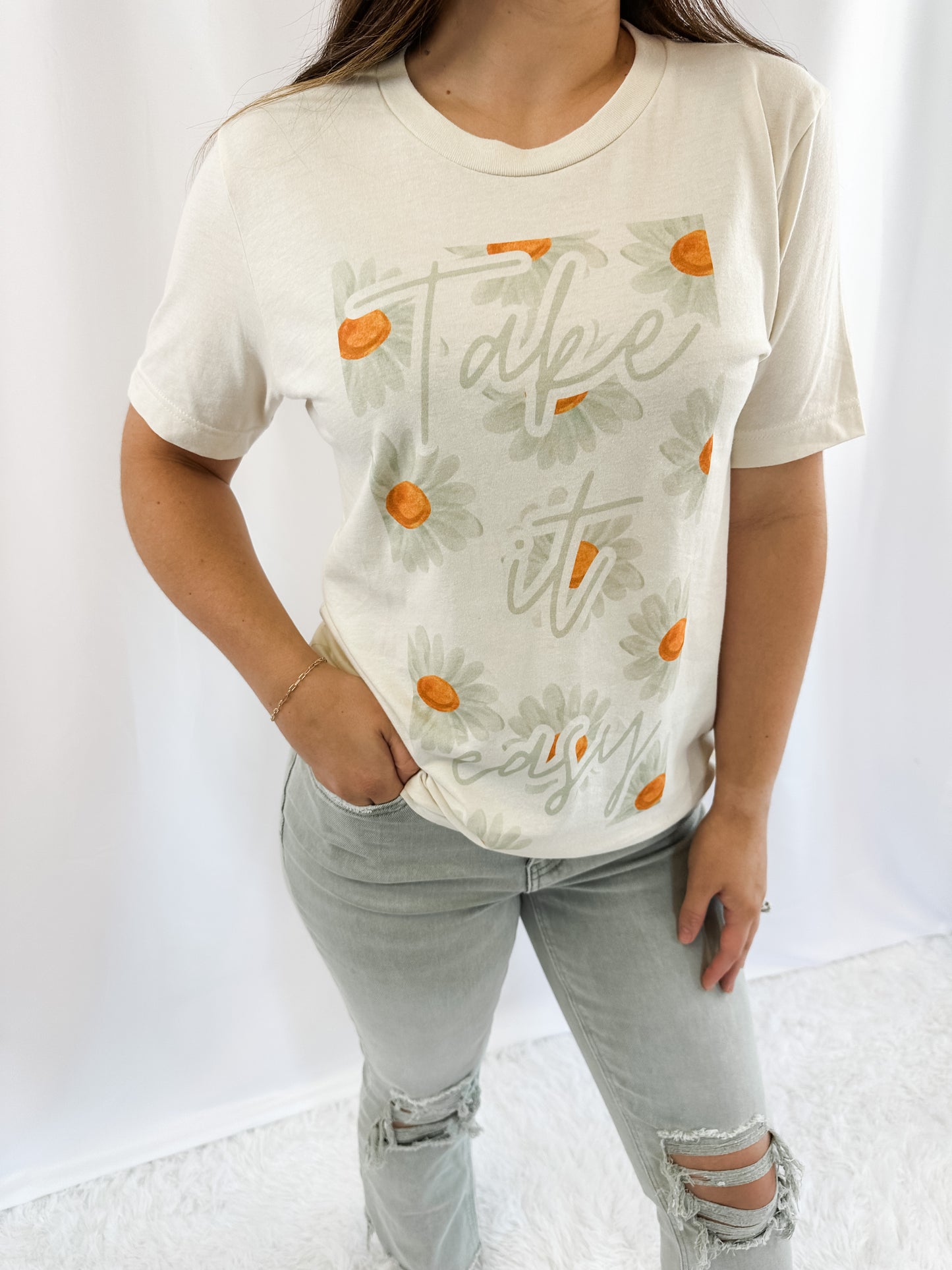 Take It Easy Daisy Graphic Tee