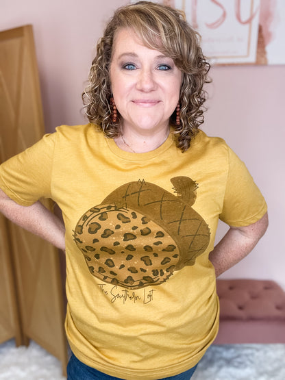 Animal Print Acorn Graphic Tshirt