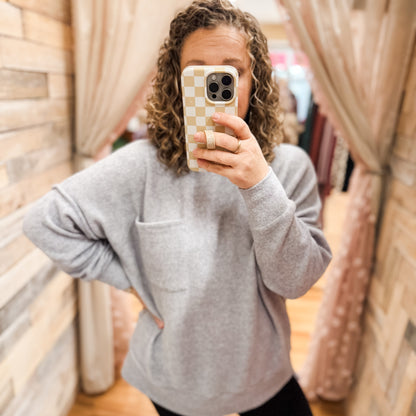 Brushed Melange Oversize Sweater