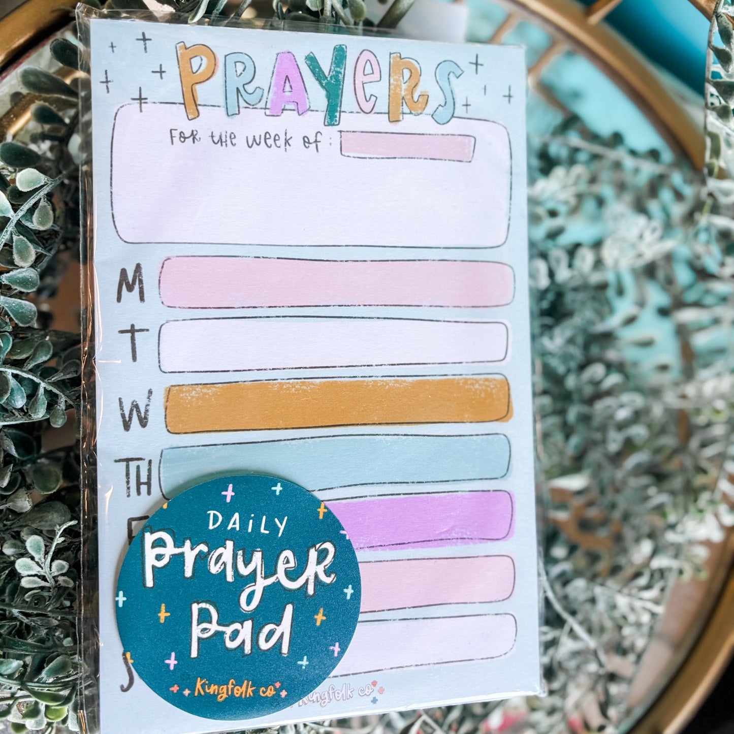 Weekly Prayers Large Notepad