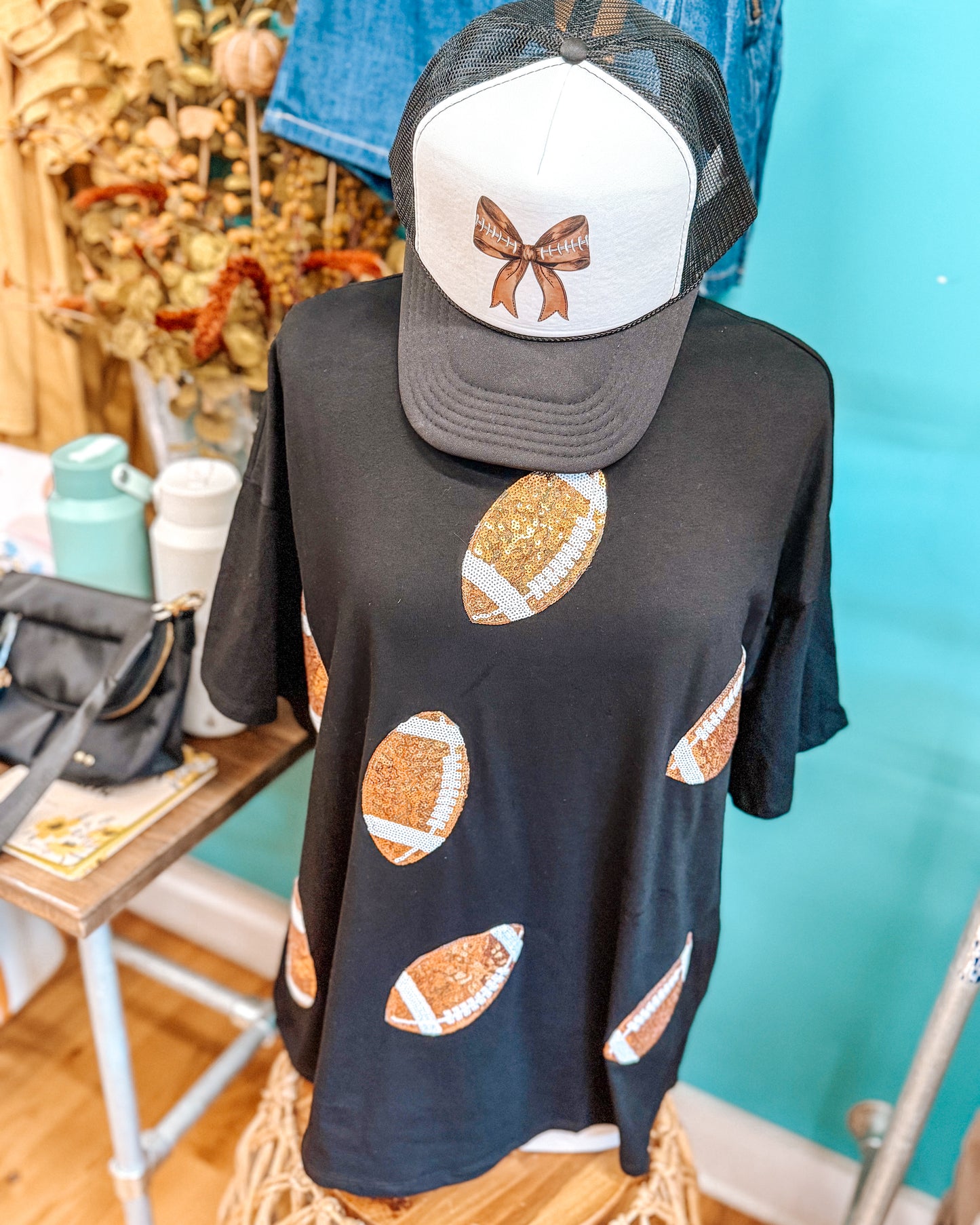 Game Day Dazzling Football Top