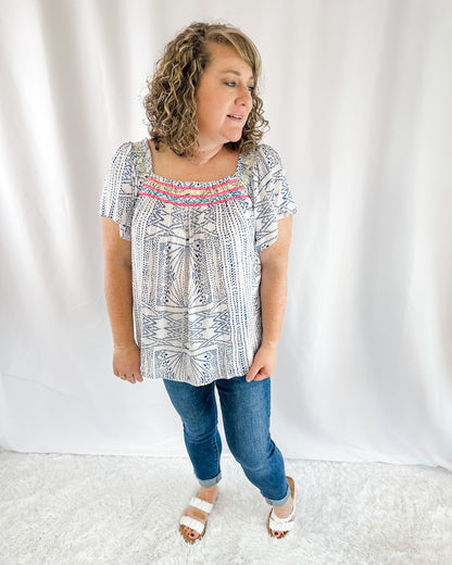 All Too Well Embroidered Top