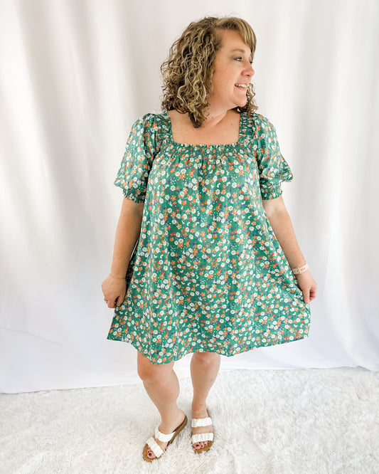 Sweet Meadow Puff Sleeve Dress