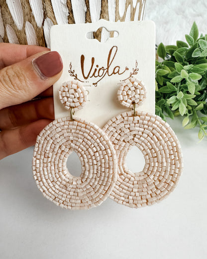 All About It Beaded Drop Earrings
