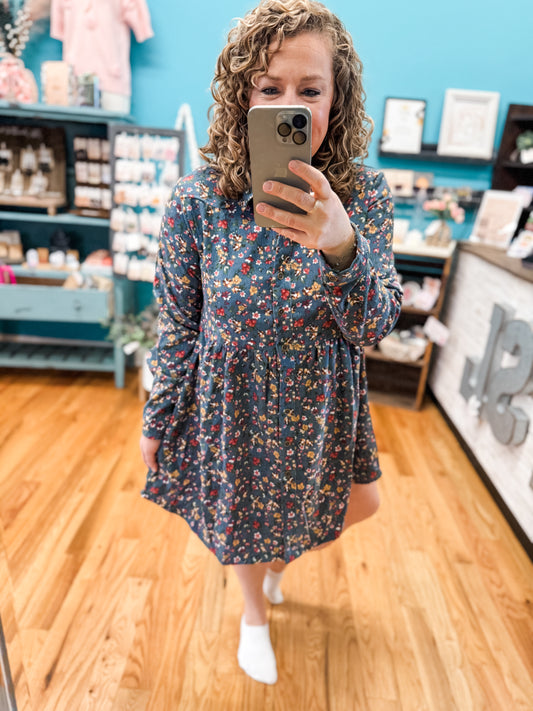 Let's Pretend Corduroy Dress