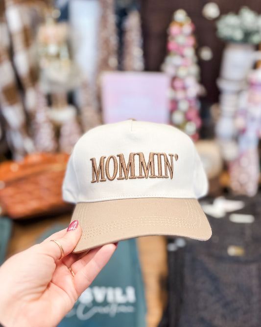 Mommin' Two Tone Canvas Hat